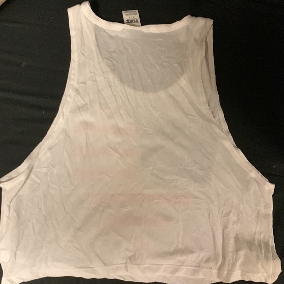 PINK Flag Heart Muscle Tank - Picture 4 of 5